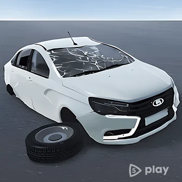 Краш тест Жигули АвтоВАЗ v2.12.0 ВЗЛОМ MOD