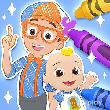 Раскраски с Blippi и друзьями v1.2.1 ВЗЛОМ MOD